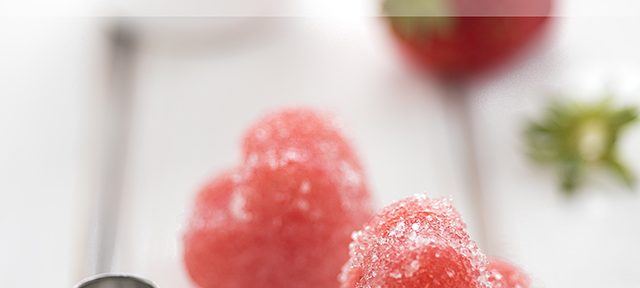 Желирани бонбони с ягоди ♥ Strawberry - jelly candies